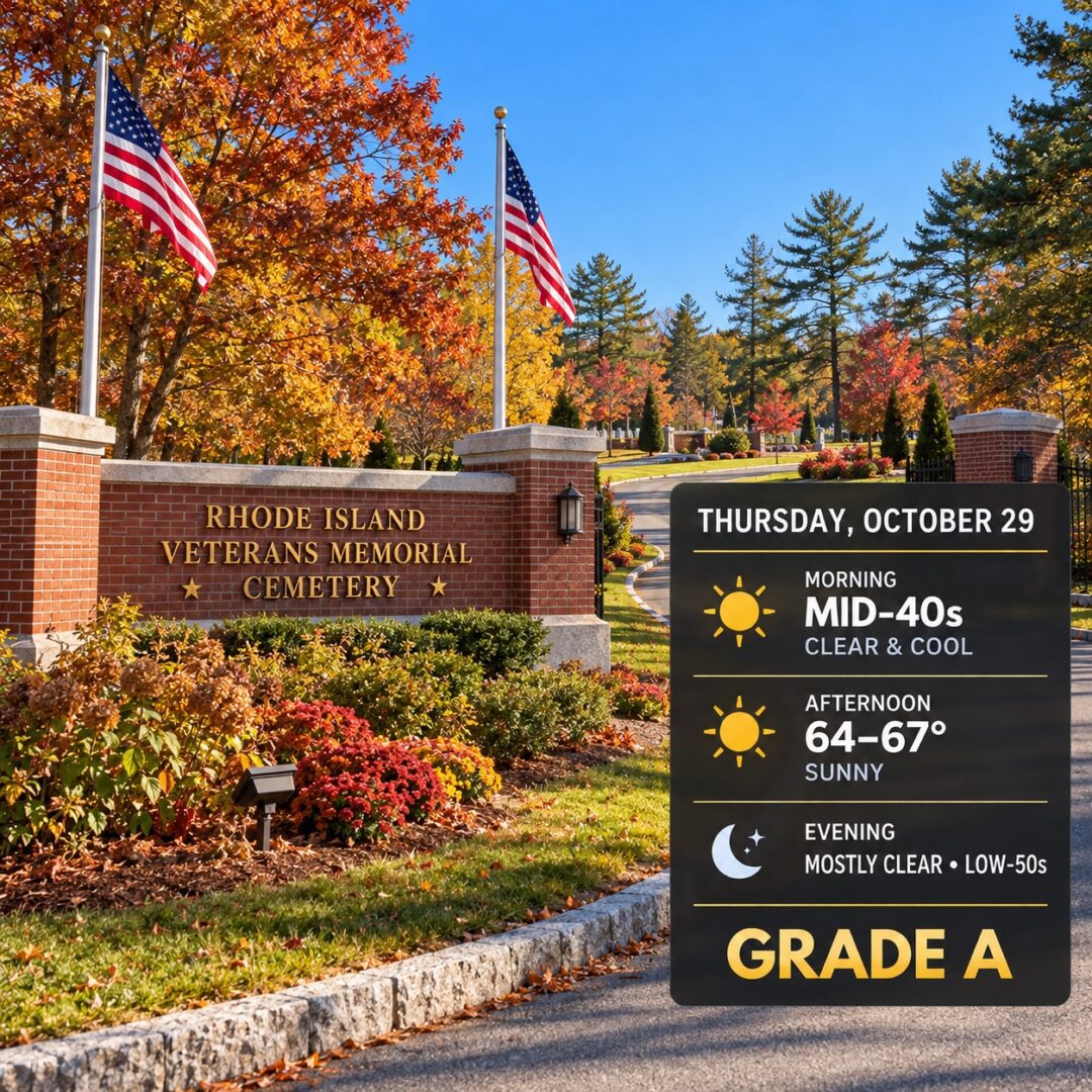 Autumn Forecast at Exeter Veterans Cemetery