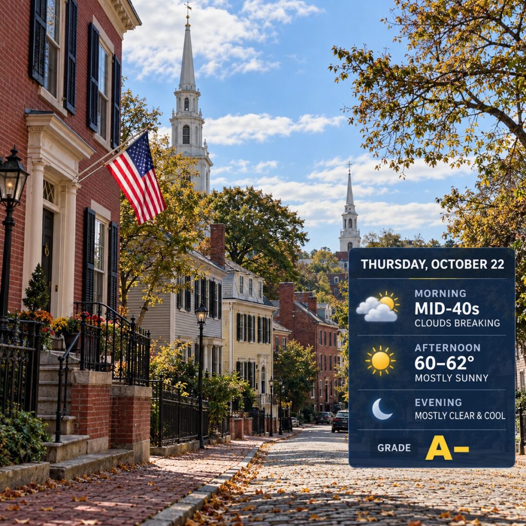 Crisp October on Providence’s Benefit Street