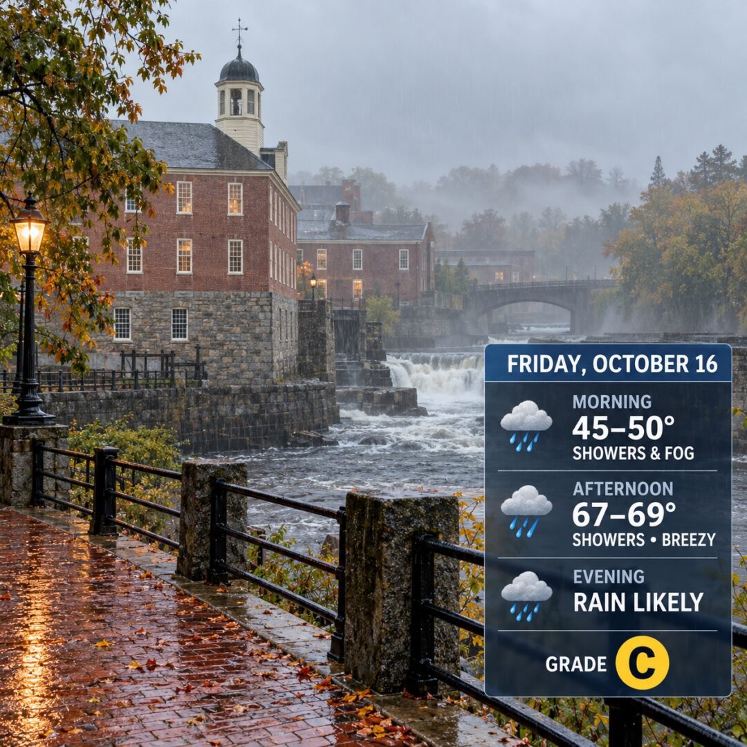 Rainy Friday at Pawtucket’s Slater Mill