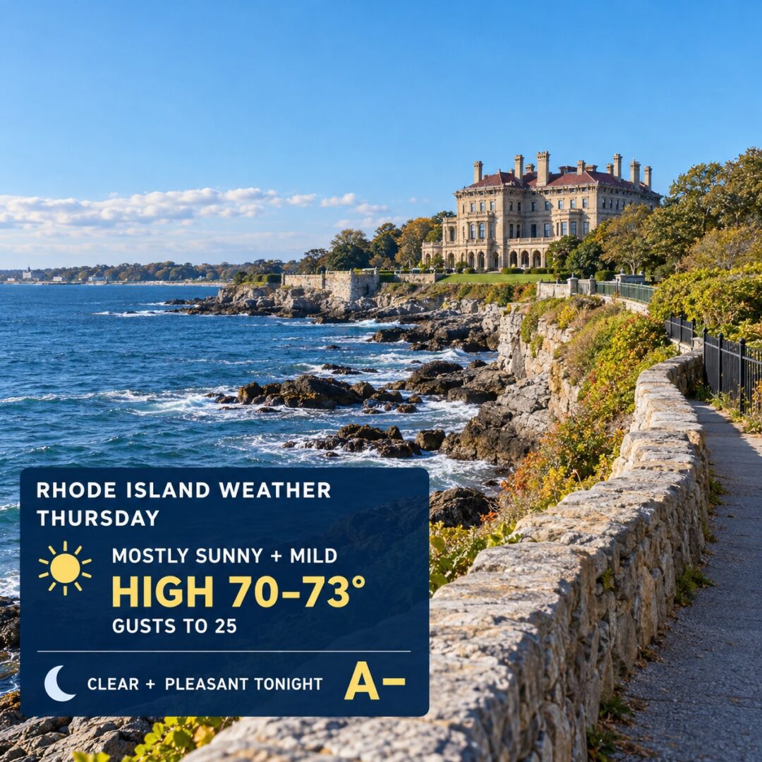 Sunny Newport Cliff Walk Forecast