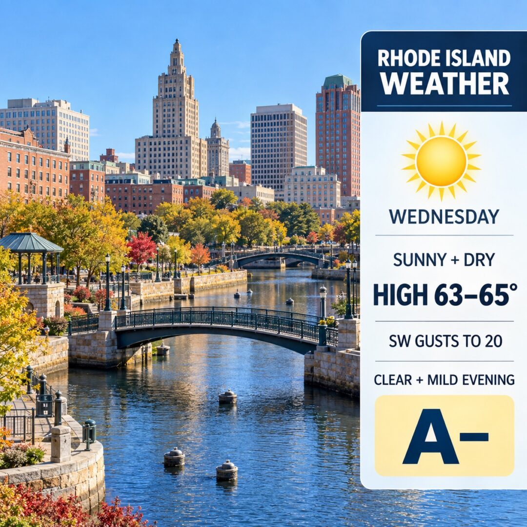 Rhode Island Weather for October 7, 2026