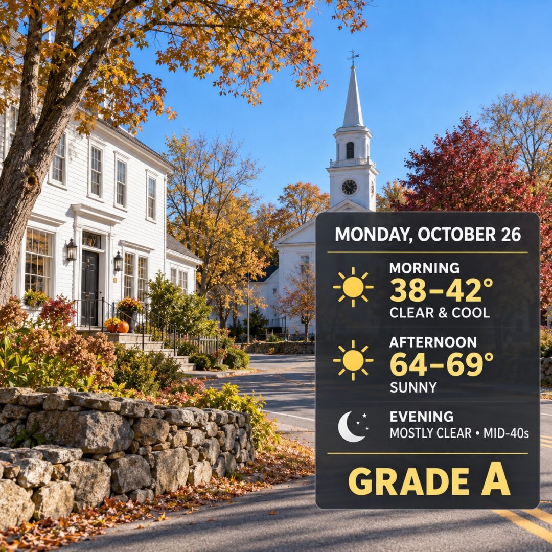 Tiverton Four Corners Sunny Forecast