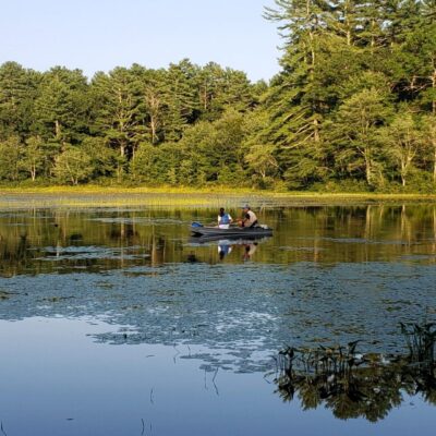 boat on breakheart pond