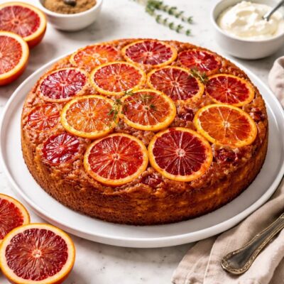 blood orange cake