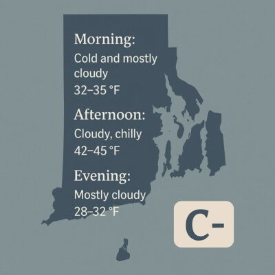 RI Weather forecast for Nov. 17, 2025