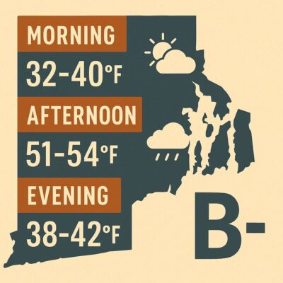 RI Weather map for RI for Nov. 7, 2025
