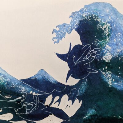 The great wave off kanagawa.