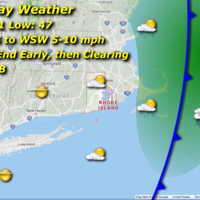 Weather map for tuesday.