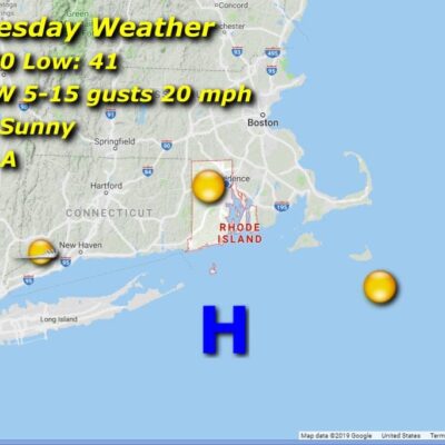 Wednesday weather map.