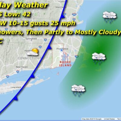 Tuesday weather map.
