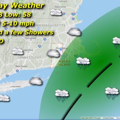 Tuesday weather map.