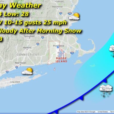 Tuesday's weather forecast.