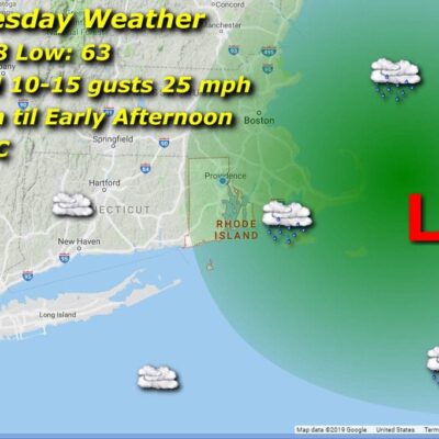 Wednesday weather map.