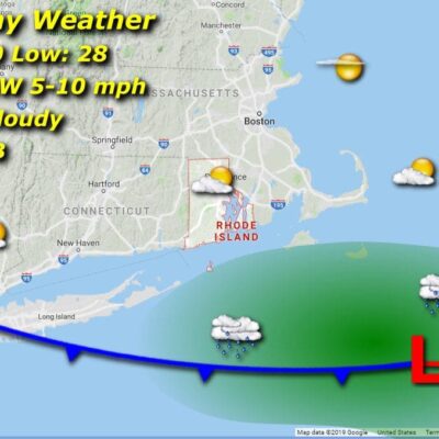 Tuesday weather map.