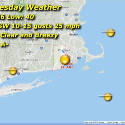 Wednesday weather map.