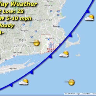 Tuesday weather map.