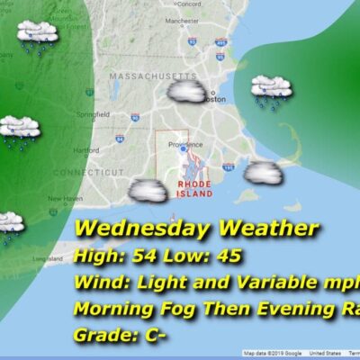 Wednesday weather map.