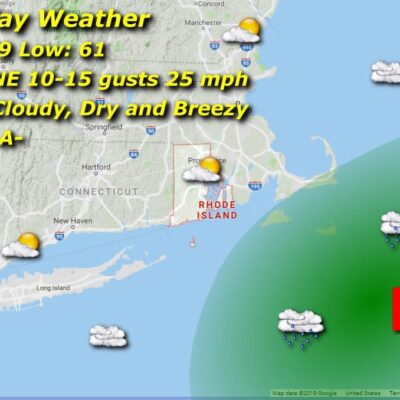 Tuesday weather map.