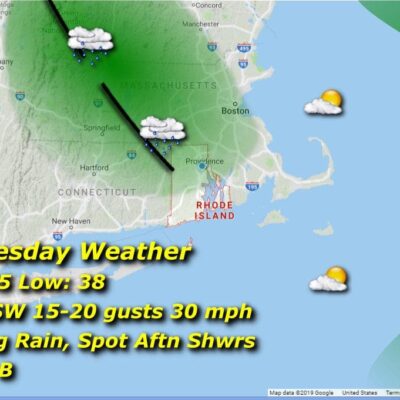 Wednesday weather map.