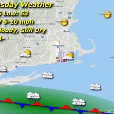 Wednesday weather map.