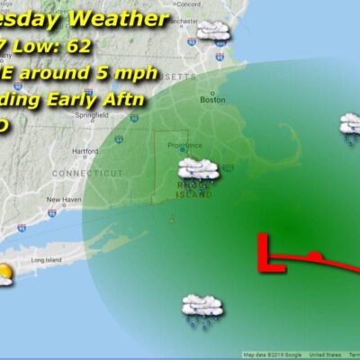 Tuesday's weather in new jersey.