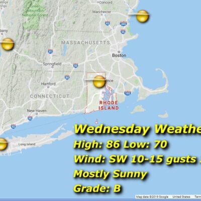 Wednesday weather map.