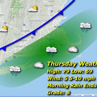 Tuesday weather map.