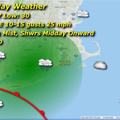 Tuesday weather map.