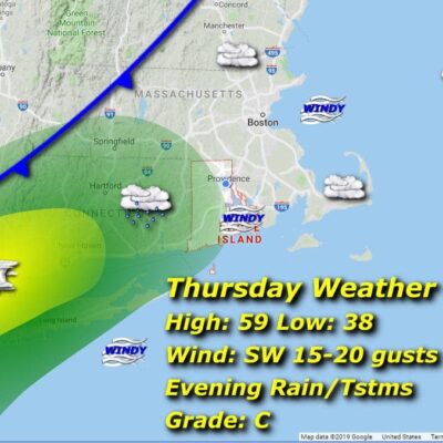 Tuesday weather map.