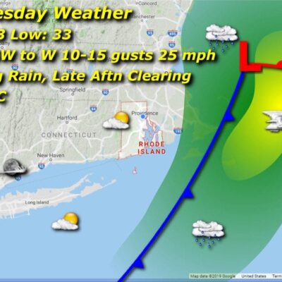 Wednesday weather map.