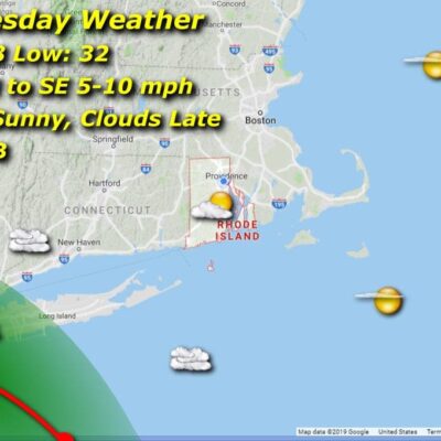 Wednesday weather map.