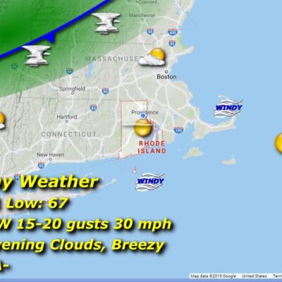 Tuesday weather - screenshot.