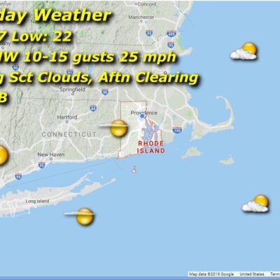 Tuesday's weather forecast.