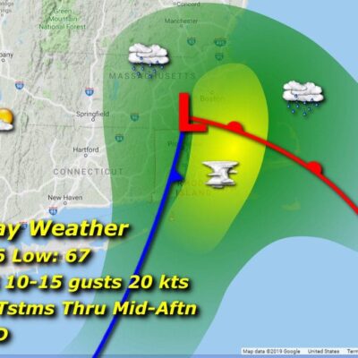Tuesday weather map.