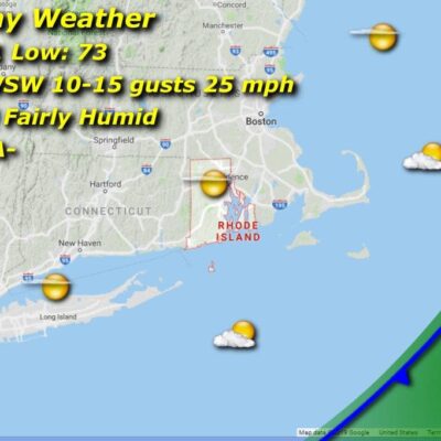 Tuesday weather map.