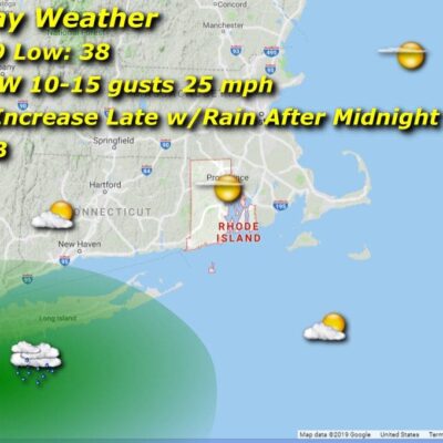 Tuesday weather map.