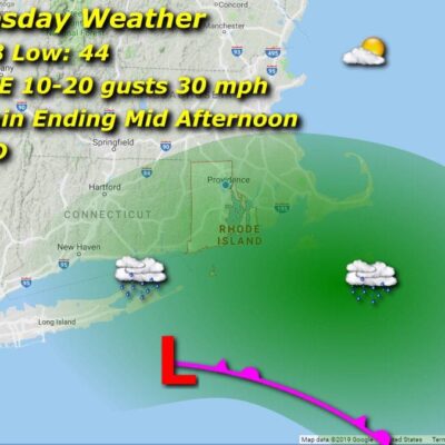 Wednesday weather map.