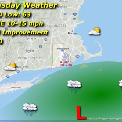 Wednesday weather map.