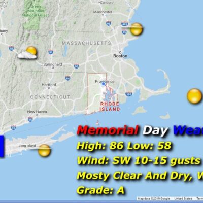 Memorial day weather map.