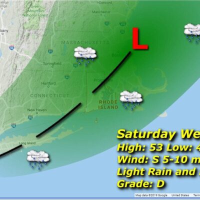Saturday weather map.