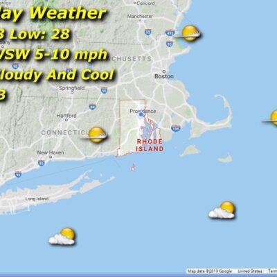 Saturday weather in rhode island, massachusetts.