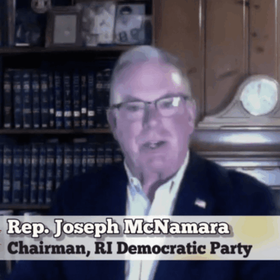 Rep joseph mcmanara of the chamman ri democratic party.
