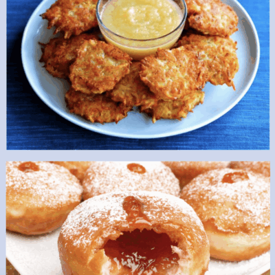 A picture of a plate of donuts and dipping sauce.
