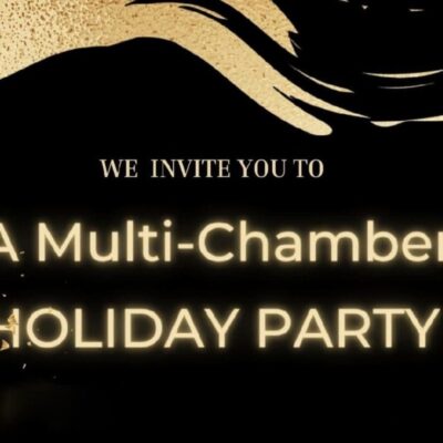 A multi-chamber holiday party.