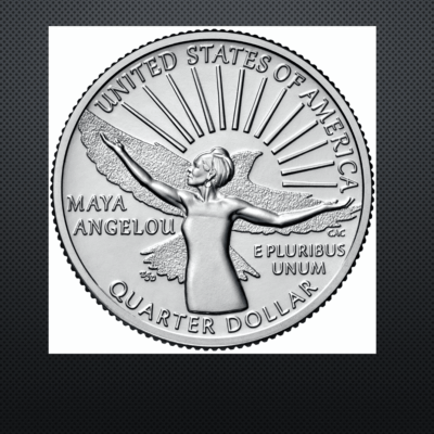 Maya angelou quarter dollar - screenshot.