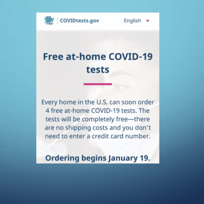 Free at home covid-19 tests.