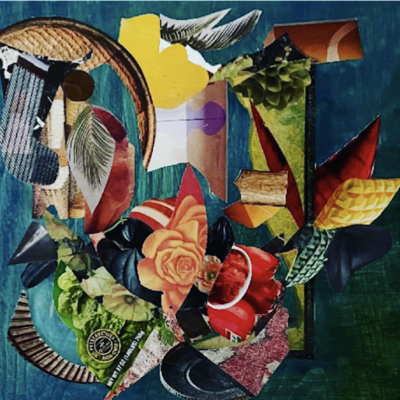 A collage with a lot of different things on it.