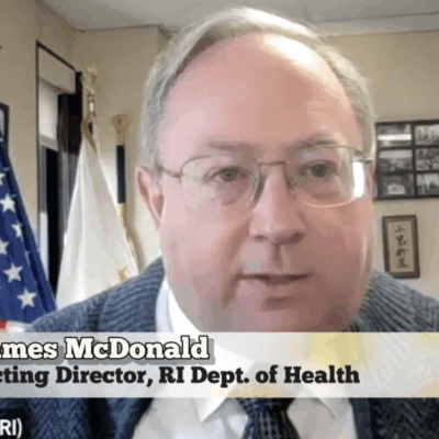 James mcdonald, acting director, ri department of health.