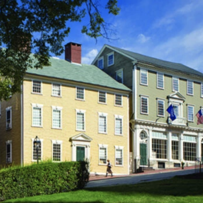 A row of colorful buildings on a hillside.