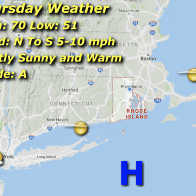 Thursday weather - screenshot.